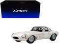 Jaguar Lightweight E Type Roadster RHD (Right Hand Drive) White 1/18 Model Car by Autoart-0