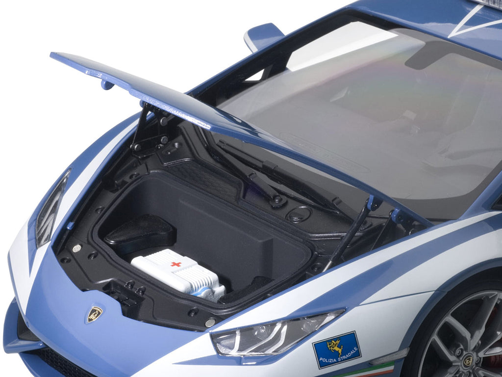 Lamborghini Huracan LP610 Police Car 1/18 Model Car by Autoart-2