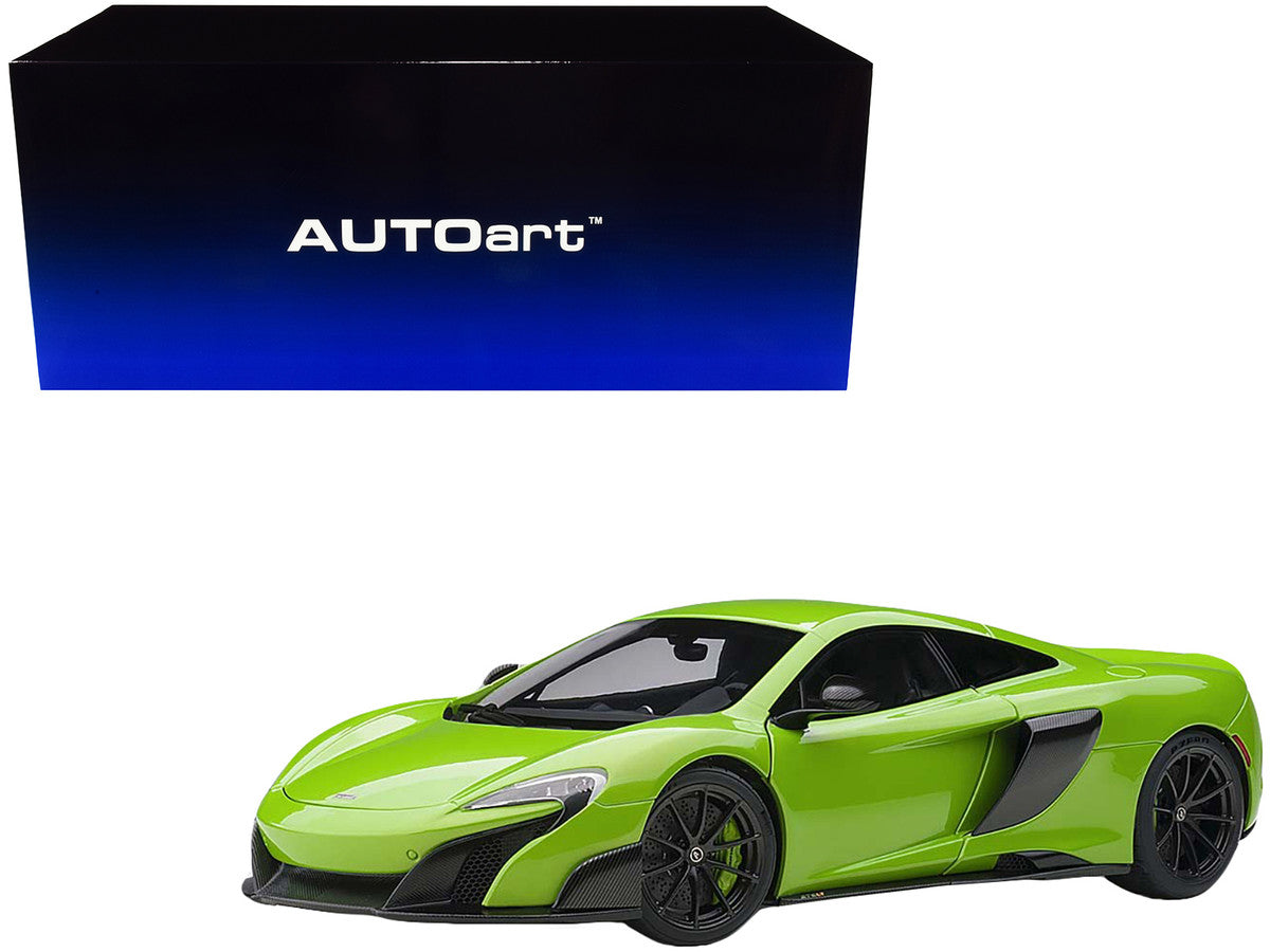 Mclaren 675LT Napier Green with Black Wheels 1/18 Model Car by Autoart-0