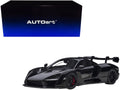 Mclaren Senna Stealth Cosmos Black with Carbon Accents 1/18 Model Car by Autoart-0