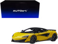 Mclaren 600LT Sicilian Yellow and Carbon 1/18 Model Car by Autoart-0