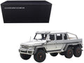 Mercedes G63 AMG 6X6 Silver 1/18 Model Car by Autoart-0