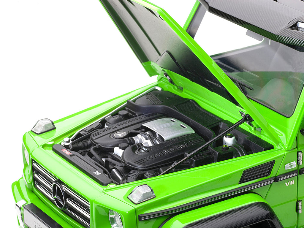 Mercedes Benz G500 4X4 2 Alien Green 1/18 Model Car by Autoart-1