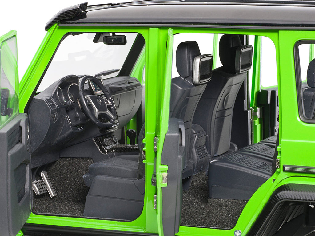 Mercedes Benz G500 4X4 2 Alien Green 1/18 Model Car by Autoart-2