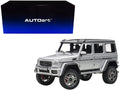 Mercedes Benz G500 4X4 2 Silver 1/18 Model Car by Autoart-0