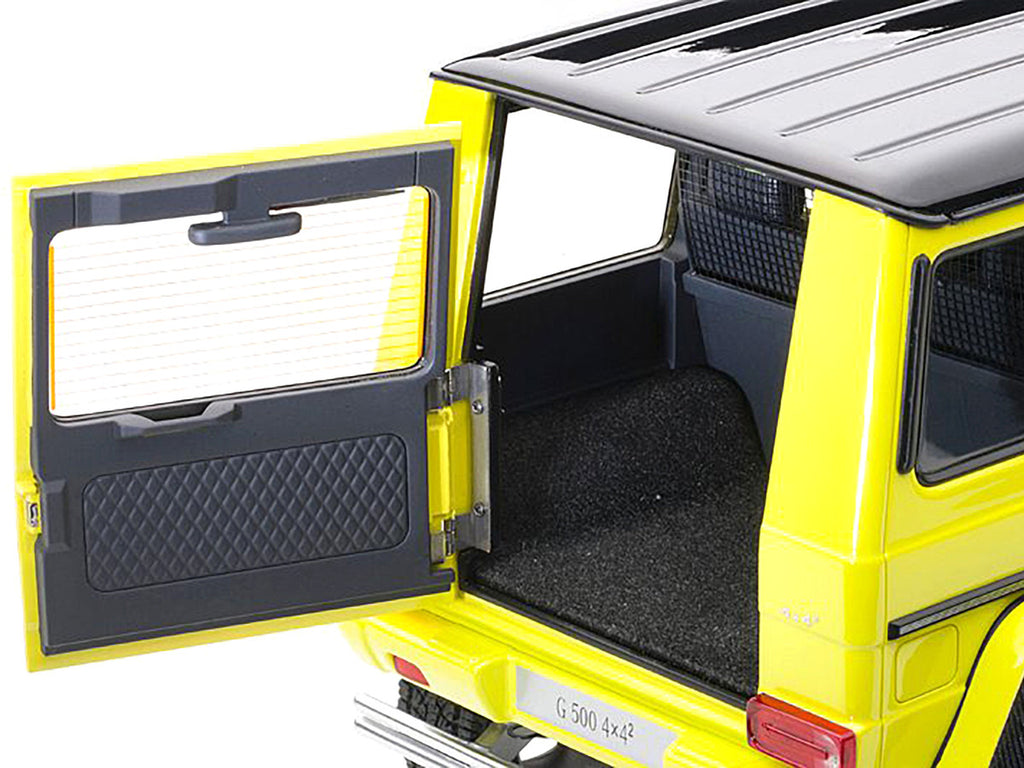 Mercedes Benz G500 4X4 2 Electric Beam/ Yellow 1/18 Model Car by Autoart-2