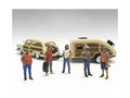 "Campers" 5 piece Figure Set for 1/18 Scale Models by American Diorama-0