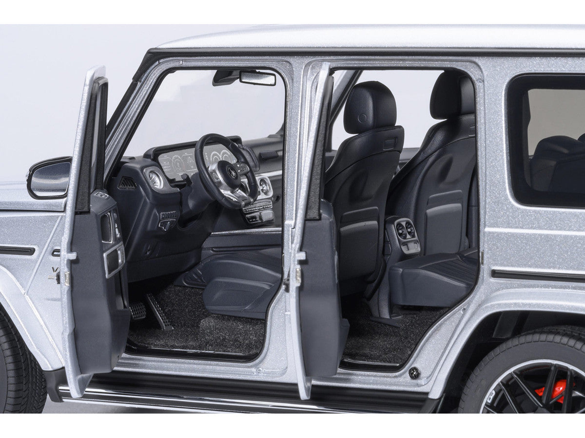 2019 Mercedes-Benz AMG G63 Iridium Silver Metallic 1/18 Model Car by Autoart-3
