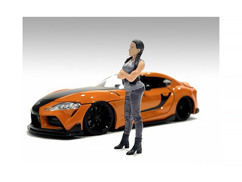 "Car Meet 3" Figurine 7 for 1/24 Scale Models by American Diorama-1