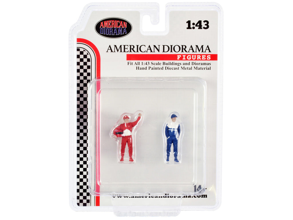 "Racing Legends" 90's Set of 2 Diecast Figures for 1/43 Scale Models by American Diorama-3
