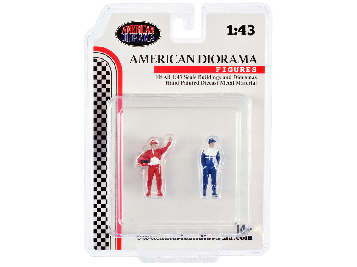 "Racing Legends" 90's Set of 2 Diecast Figures for 1/43 Scale Models by American Diorama-3