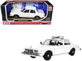 1986 Dodge Diplomat Police Car Unmarked White "Custom Builder's Kit" Series 1/24 Diecast Model Car by Motormax-0