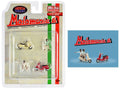 "Motomania 6" 4 piece Diecast Figure Set (2 Figures 2 Scooters) Limited Edition to 4800 pieces Worldwide 1/64 Scale Models by American Diorama-0