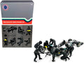 Formula One F1 Pit Crew 7 Figurine Set Team Black Release II for 1/18 Scale Models by American Diorama-0
