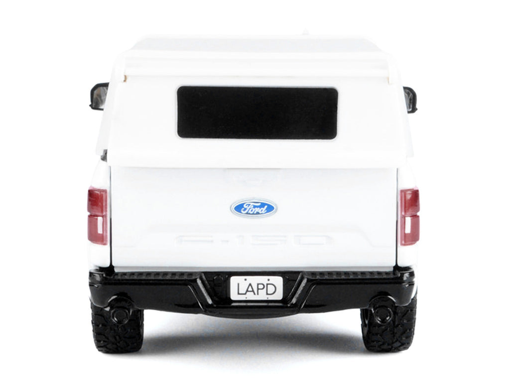 2019 Ford F-150 Lariat Crew Cab Pickup Truck "Los Angeles Police Department Bomb Squad" White "Law Enforcement and Public Service" Series 1/24-1/27 Diecast Model Car by Motormax-1
