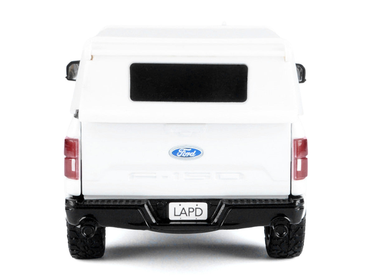 2019 Ford F-150 Lariat Crew Cab Pickup Truck "Los Angeles Police Department Bomb Squad" White "Law Enforcement and Public Service" Series 1/24-1/27 Diecast Model Car by Motormax-1