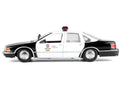 1993 Chevrolet Caprice Police Car "LAPD (Los Angeles Police Department)" Black and White "Law Enforcement and Public Service" Series 1/24 Diecast Model Car by Motormax-0