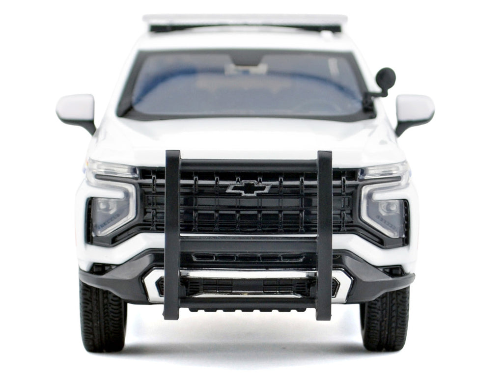 2025 Chevrolet Tahoe PPV with Light Bar "RCMP Royal Canadian Mounted Police" White "Law Enforcement and Public Service" Series 1/24 Diecast Model Car by Motormax-3