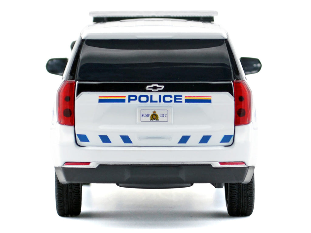 2025 Chevrolet Tahoe PPV with Light Bar "RCMP Royal Canadian Mounted Police" White "Law Enforcement and Public Service" Series 1/24 Diecast Model Car by Motormax-2