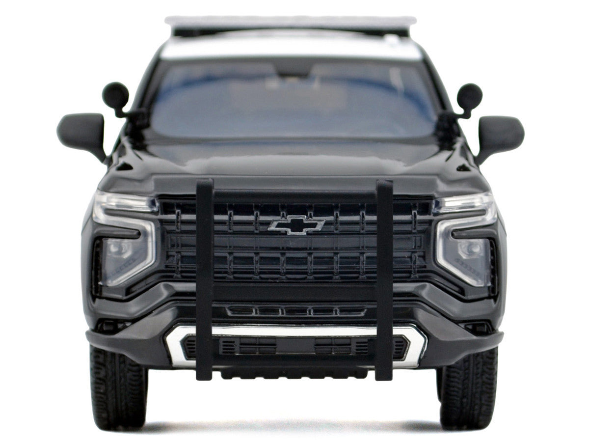 2025 Chevrolet Tahoe Police Pursuit Vehicle "California Highway Patrol" Black and White "Law Enforcement and Public Service" Series 1/24 Diecast Model Car by Motormax-3