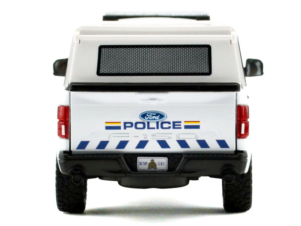 2019 Ford F-150 Lariat Crew Cab Pickup Truck with Camper Box "Royal Canadian Mounted Police" White "Law Enforcement and Public Service" Series 1/24-1/27 Diecast Model Car by Motormax-3