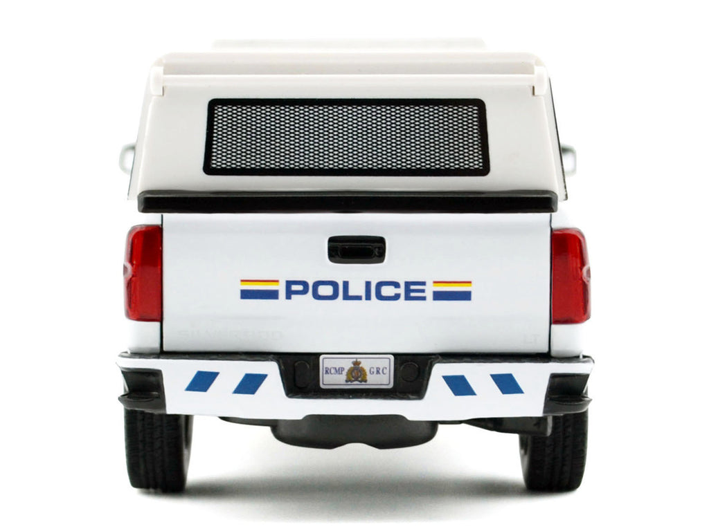 2017 Chevrolet Silverado 1500 LT Z71 Crew Cab Pickup Truck with Camper Box "Royal Canadian Mounted Police" White "Law Enforcement and Public Service" Series 1/24-1/27 Diecast Model Car by Motormax-3