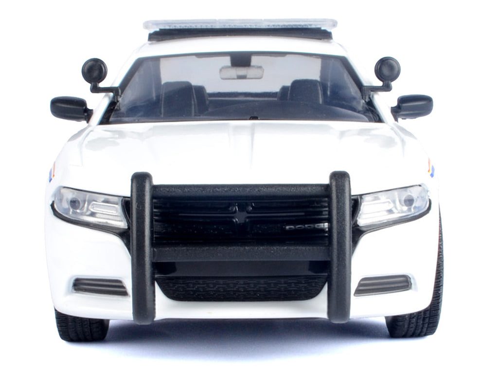 2023 Dodge Charger Pursuit Police Car "RCMP (Royal Canadian Mounted Police)" White "Law Enforcement and Public Service" Series 1/24 Diecast Model Car by Motormax-3