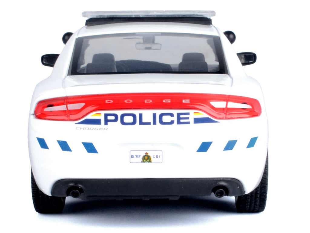 2023 Dodge Charger Pursuit Police Car "RCMP (Royal Canadian Mounted Police)" White "Law Enforcement and Public Service" Series 1/24 Diecast Model Car by Motormax-2