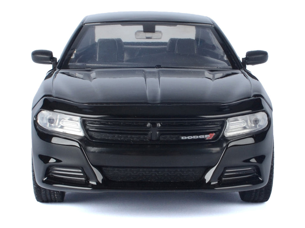 2023 Dodge Charger Pursuit Police Car Black "Custom Builder's Kit - Law Enforcement and Public Service" Series 1/24 Diecast Model Car by Motormax-3