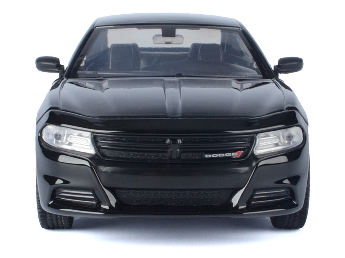 2023 Dodge Charger Pursuit Police Car Black "Custom Builder's Kit - Law Enforcement and Public Service" Series 1/24 Diecast Model Car by Motormax-3