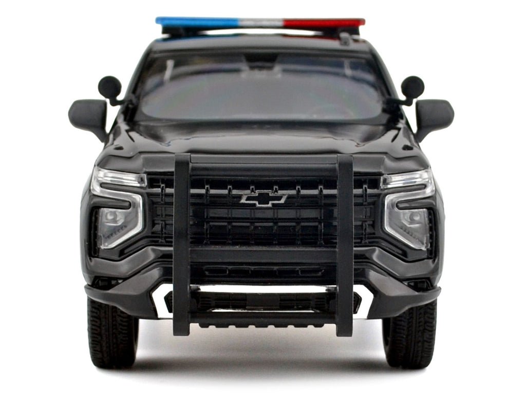 2025 Chevrolet Tahoe PPV Black "Custom Builder's Kit - Law Enforcement and Public Service" Series 1/24 Diecast Model Car by Motormax-3