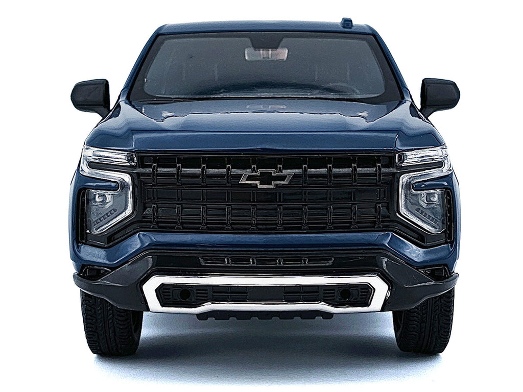2025 Chevrolet Tahoe PPV Dark Blue "Custom Builder's Kit - Law Enforcement and Public Service" Series 1/24 Diecast Model Car by Motormax-3