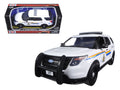 2015 Ford Police Interceptor Utility with Light Bar "RCMP Royal Canadian Mounted Police" White 1/24 Diecast Model Car by Motormax-0