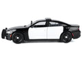 2023 Dodge Charger Pursuit Police Car Black and White "Law Enforcement and Public Service" Series 1/24 Diecast Model Car by Motormax-0