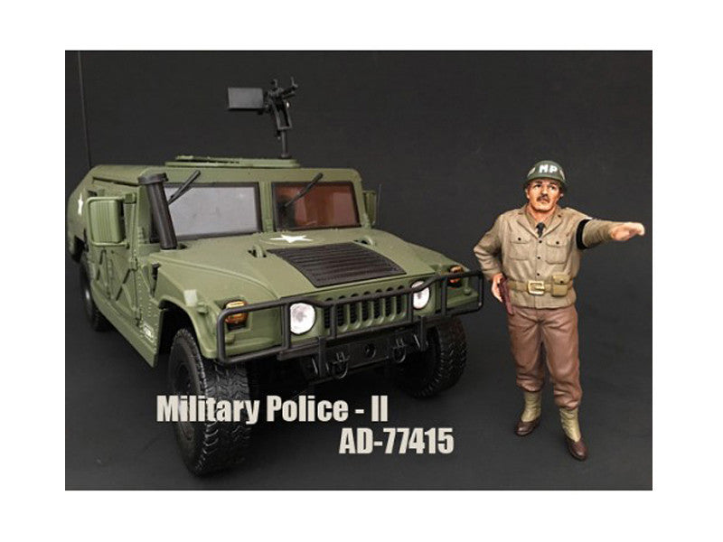 WWII Military Police Figure II For 1:18 Scale Models by American Diorama-0