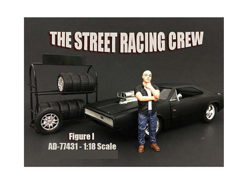 The Street Racing Crew Figure I For 1:18 Scale Models by American Diorama-0