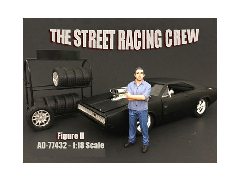 The Street Racing Crew Figure II For 1:18 Scale Models by American Diorama-0