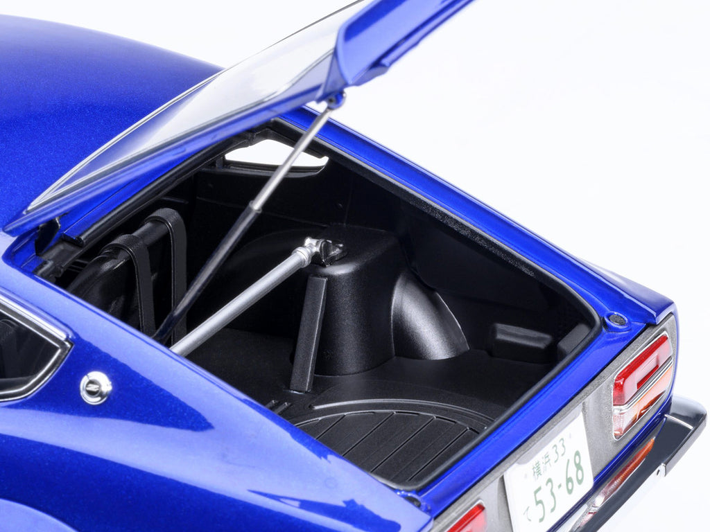 Nissan Fairlady Z RHD (Right Hand Drive) "Akuma No Z" Blue Metallic "Wangan Midnight - Comic #1 Version" Manga 1/18 Model Car by Autoart-3