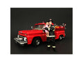 Firefighter Saving Life with Baby Figurine / Figure For 1:18 Models by American Diorama-0