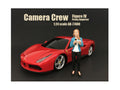 Camera Crew Figure IV "Pretty Reporter" For 1:24 Scale Models by American Diorama-0