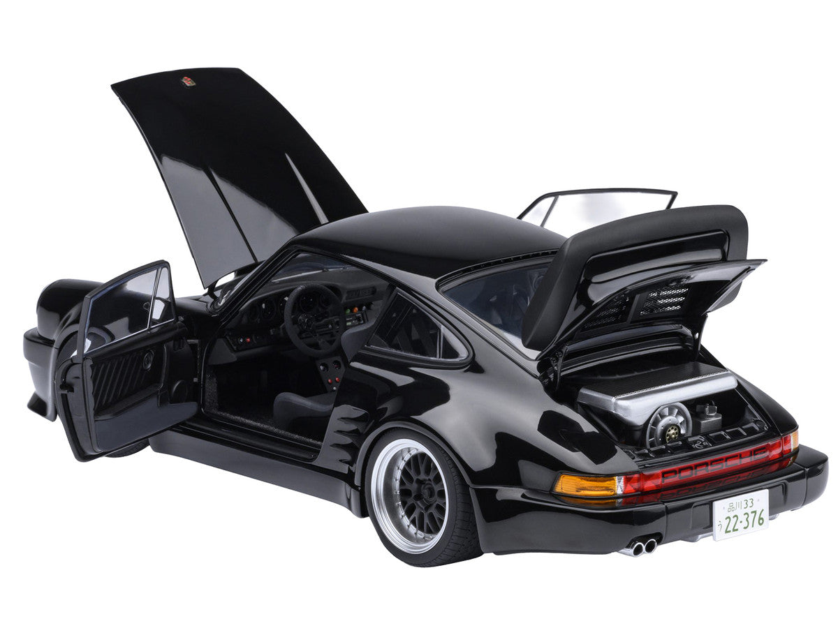 Porsche 911 (930) Turbo "Blackbird" Black "Wangan Midnight - Comic #1 Version" Manga 1/18 Model Car by Autoart-0