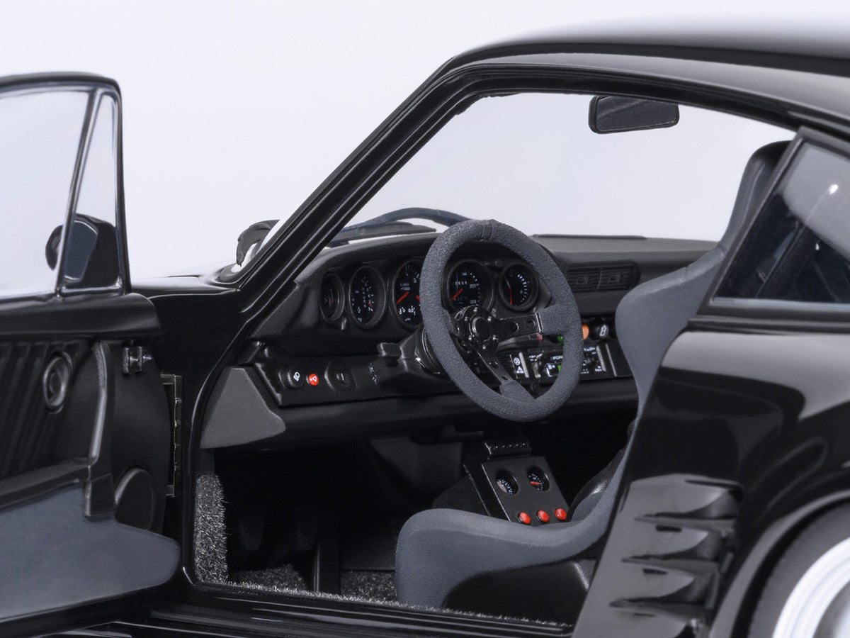 Porsche 911 (930) Turbo "Blackbird" Black "Wangan Midnight - Comic #1 Version" Manga 1/18 Model Car by Autoart-1