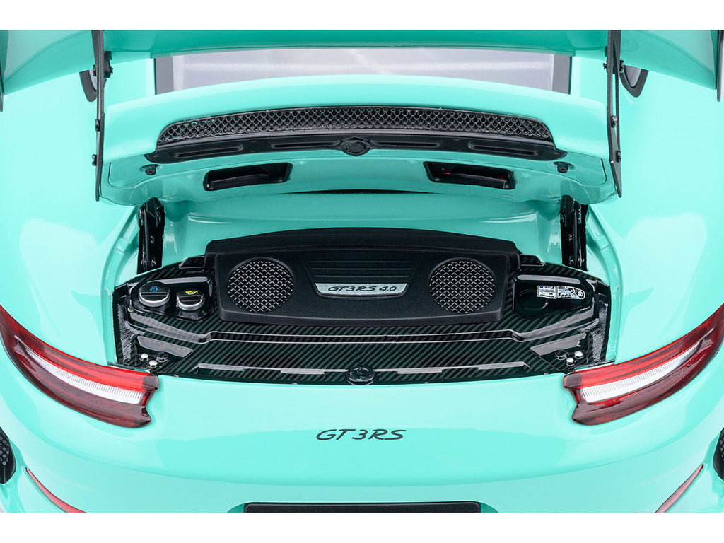 Porsche 911 (991.2) GT3 RS Mint Green 1/18 Model Car by Autoart-4