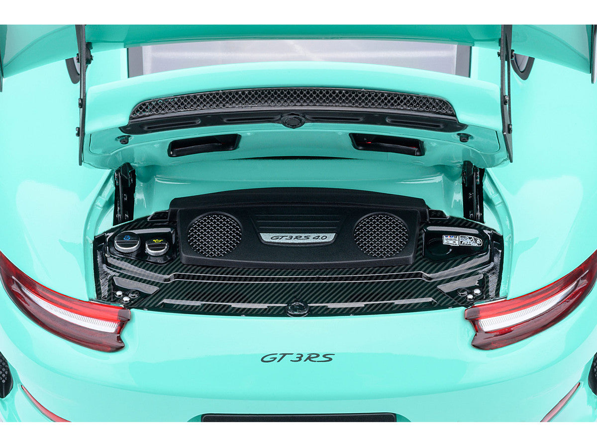 Porsche 911 (991.2) GT3 RS Mint Green 1/18 Model Car by Autoart-4