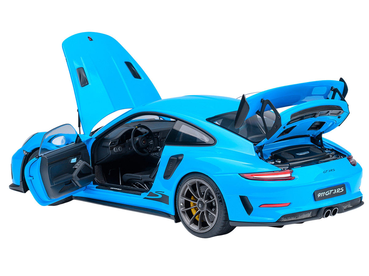 Porsche 911 (991.2) GT3 RS Riviera Blue 1/18 Model Car by Autoart-1