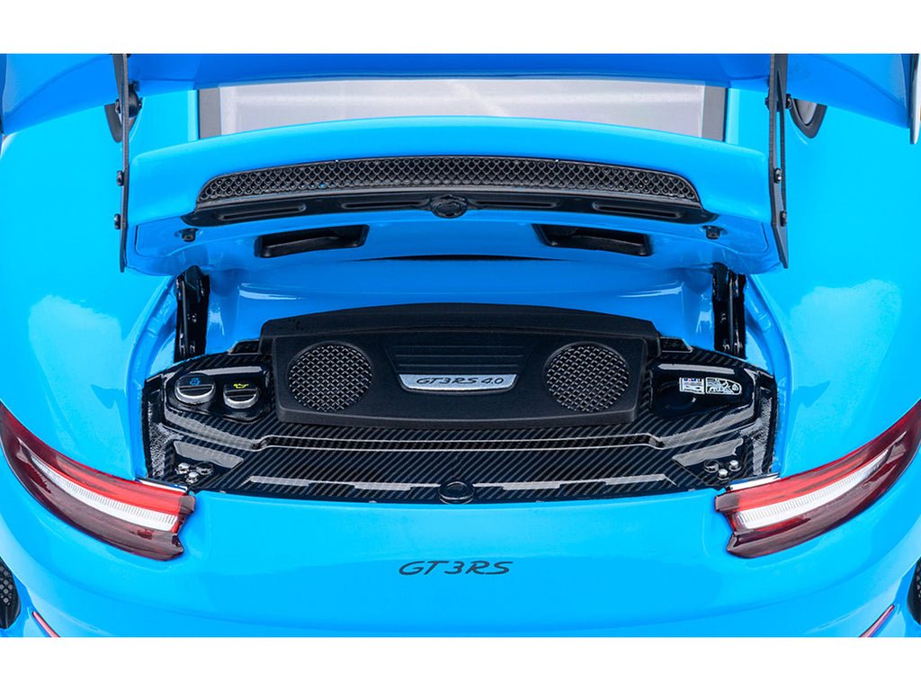 Porsche 911 (991.2) GT3 RS Riviera Blue 1/18 Model Car by Autoart-4