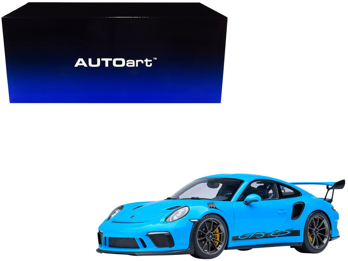Porsche 911 (991.2) GT3 RS Riviera Blue 1/18 Model Car by Autoart-0