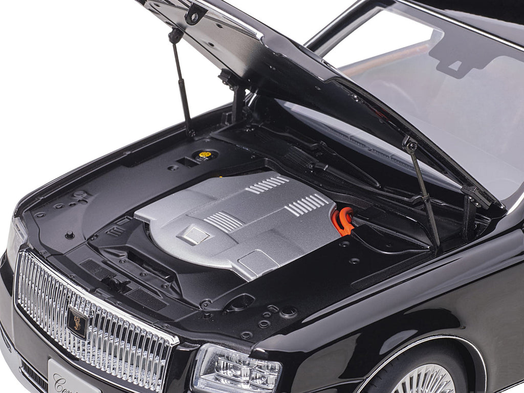 Toyota Century RHD (Right Hand Drive) Black 1/18 Model Car by Autoart-2