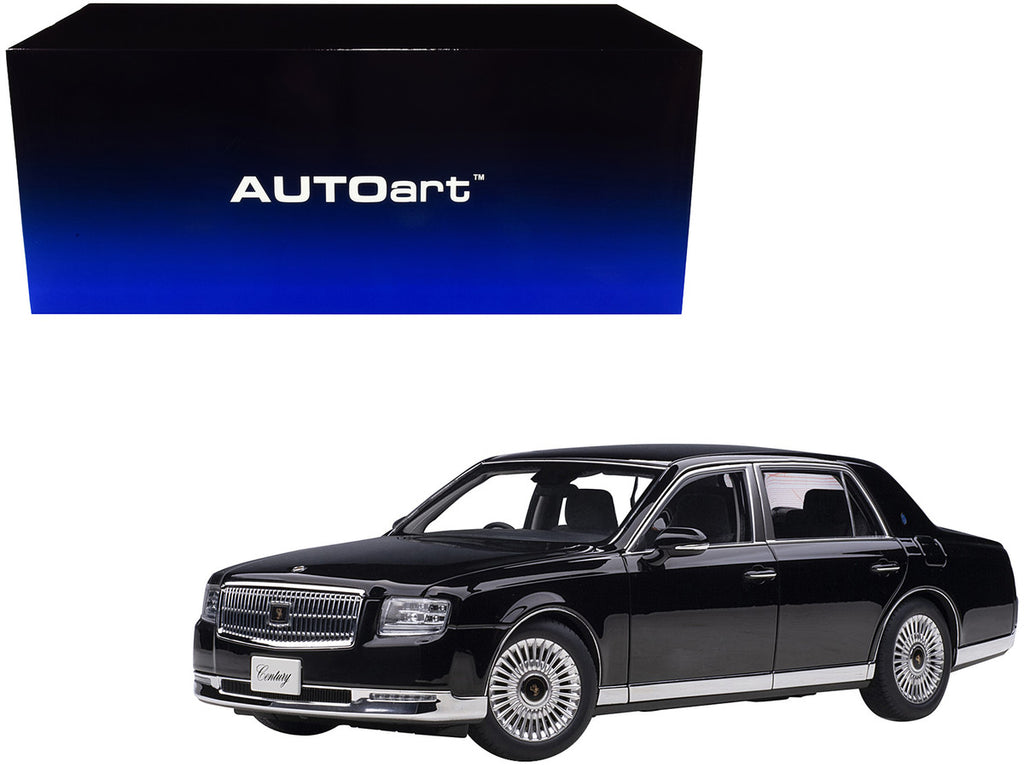 Toyota Century RHD (Right Hand Drive) Black 1/18 Model Car by Autoart-0