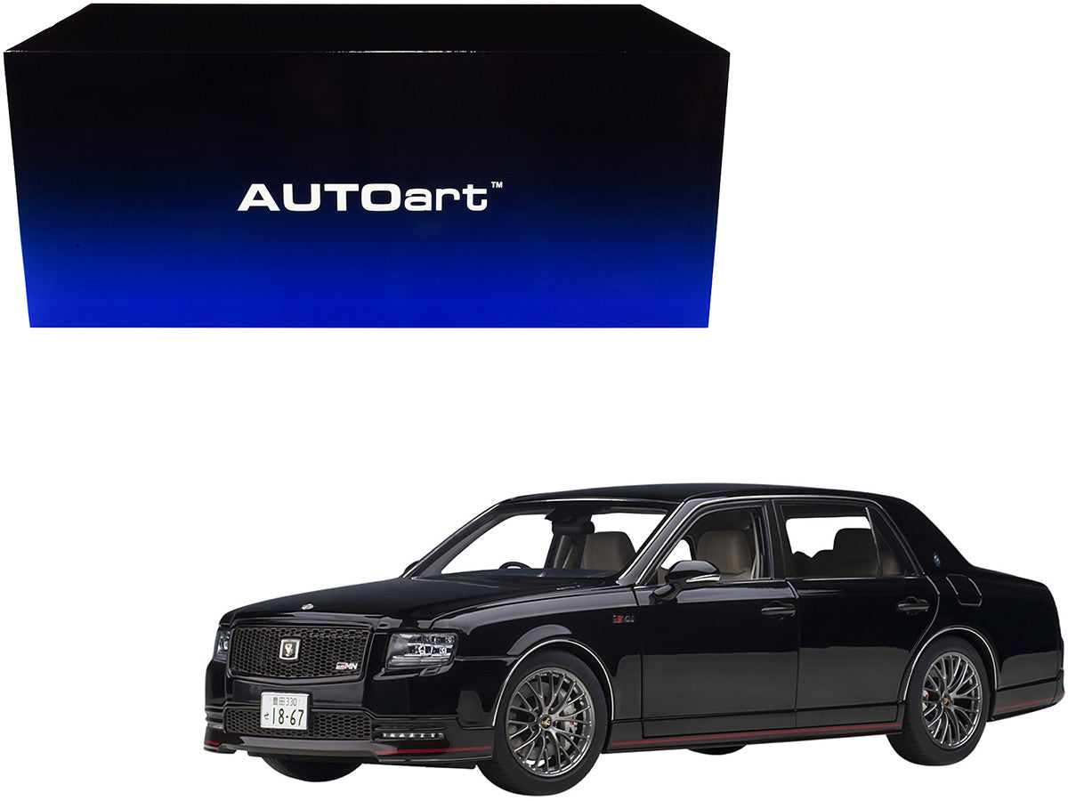 Toyota Century GRMN RHD (Right Hand Drive) Black 1/18 Model Car by Autoart-0